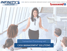 Tablet Screenshot of infinitypaymentsystems.com